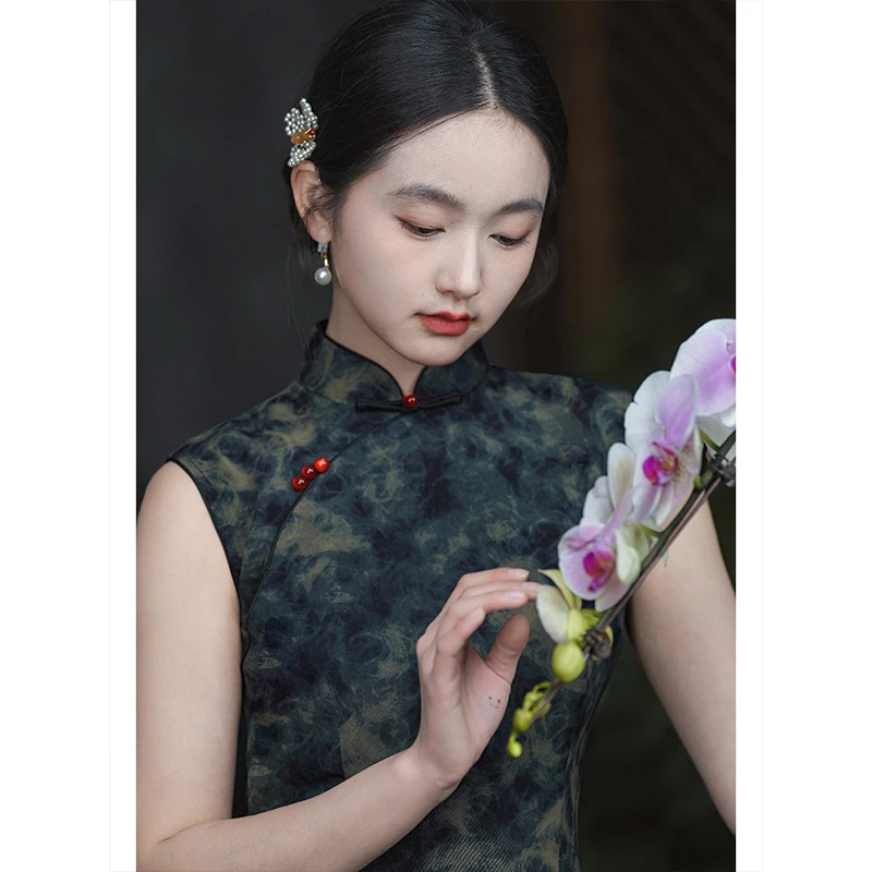 旗袍2025新款夏季改良年轻款女绝美新中式日常可穿复古民国老上海