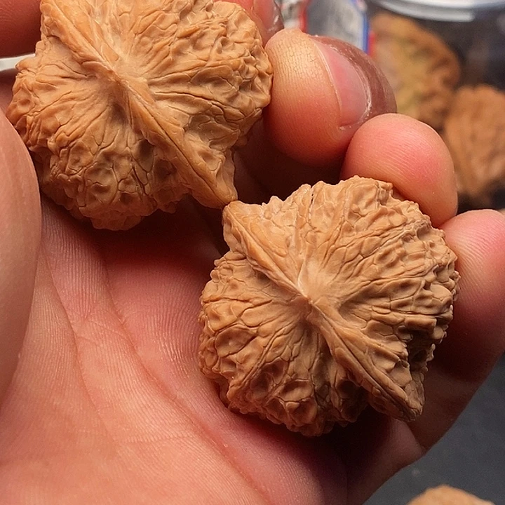 匚***丅文玩核桃把件血麒麟39