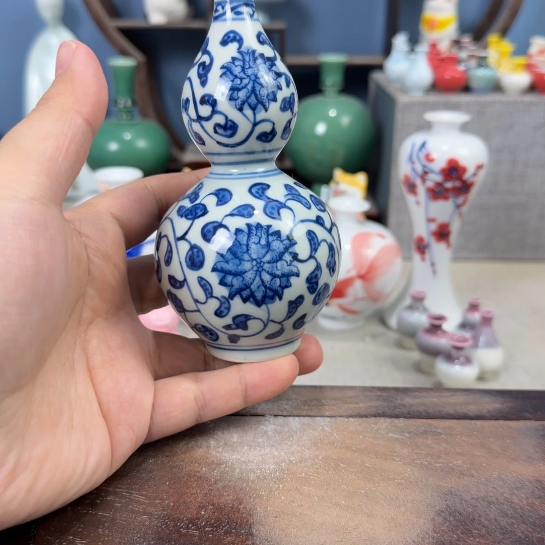 陶瓷手工小花器摆件