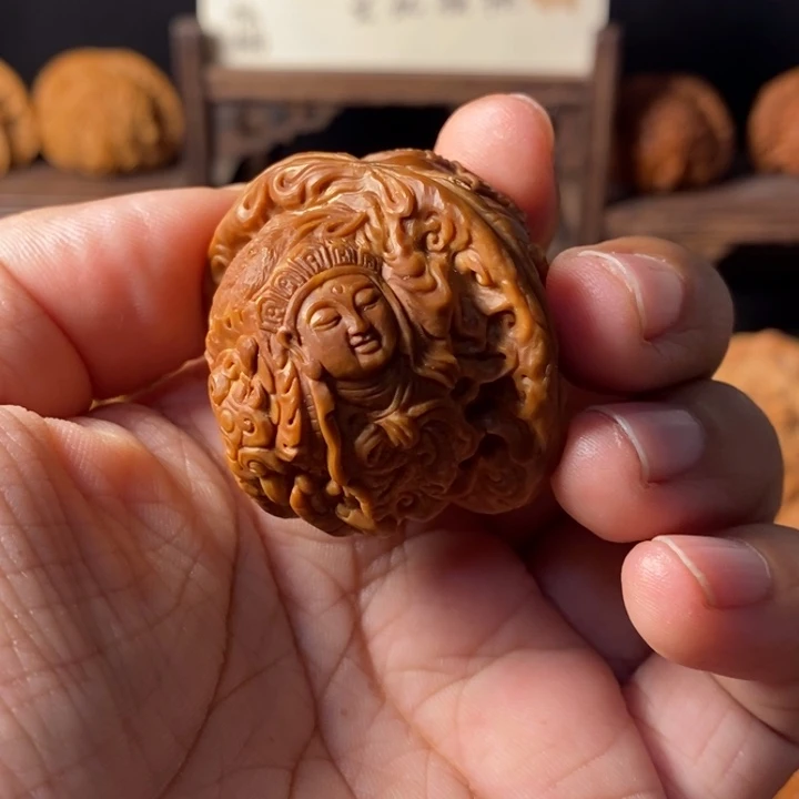 刨***儿把件文玩核桃唐僧