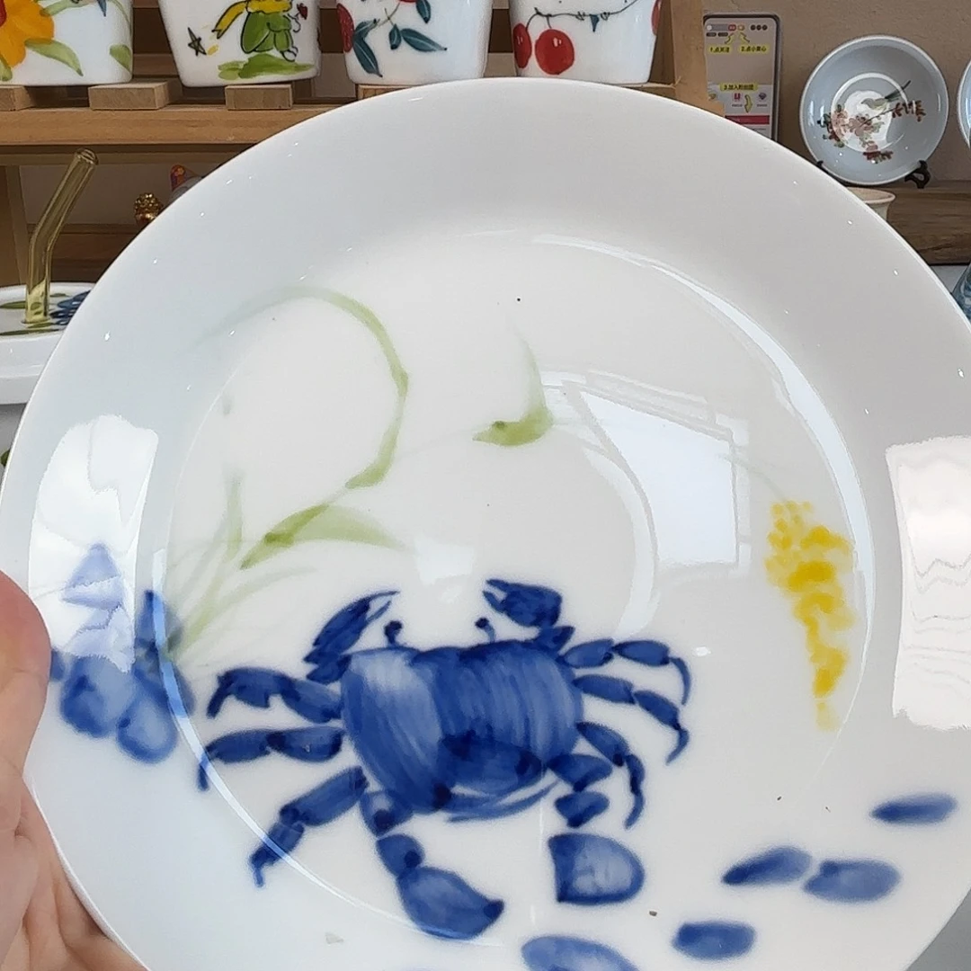 摆件景德镇陶瓷手绘餐具