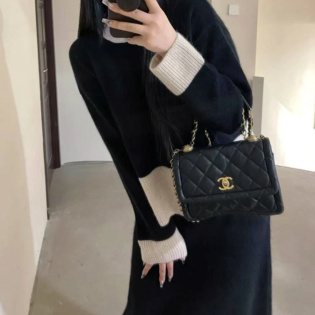 95新 Chanel/香奈儿 御古屋/52295/香奈儿金币斜挎30开