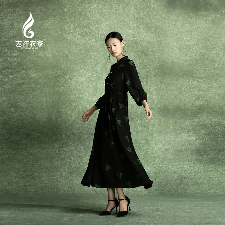JIXIANGYIJIA/吉祥衣家绣入舞衣裳（连衣裙）943237044