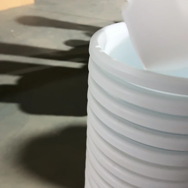 四季7#口径33白色10个无托