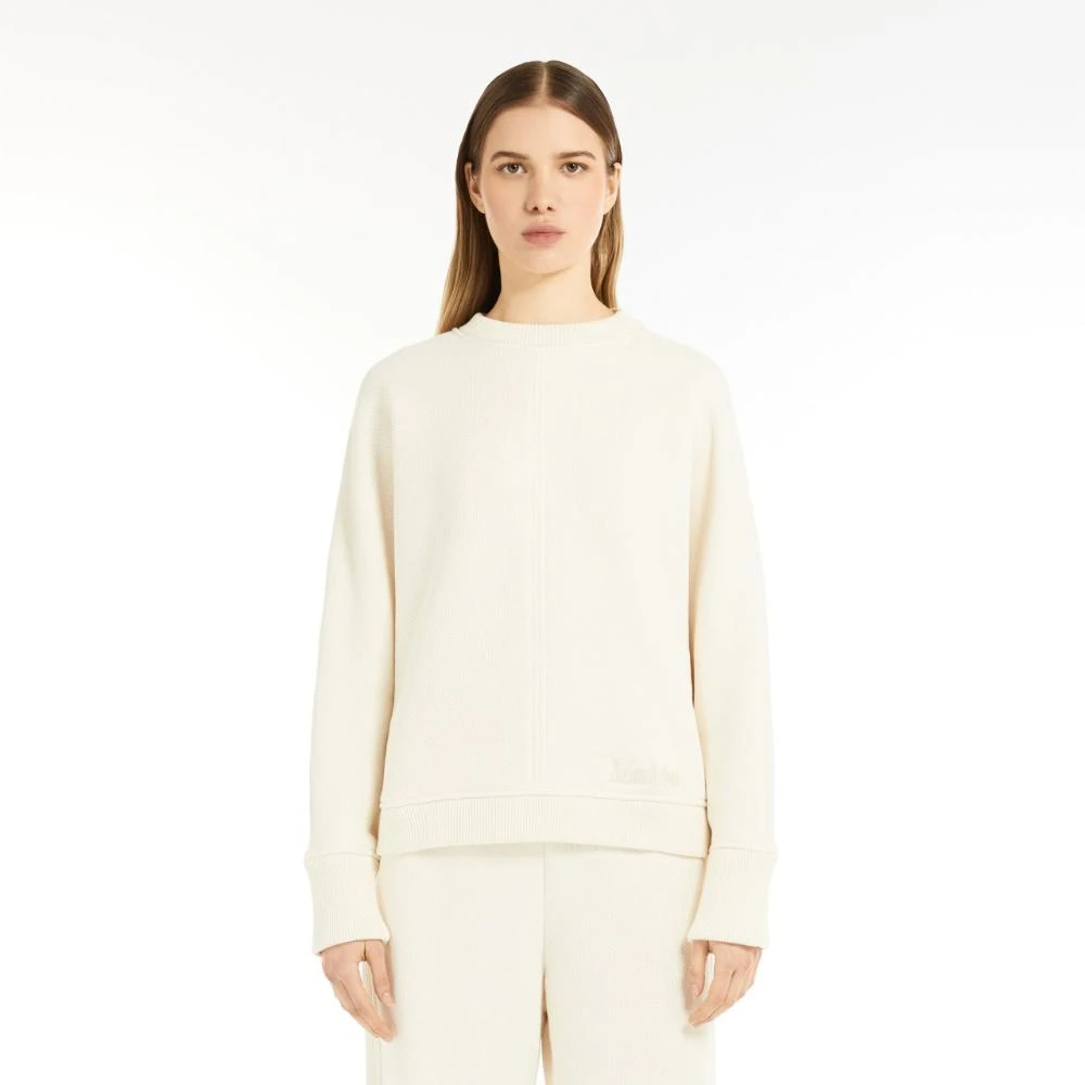 MaxMara【国现 专柜6500】女士新款圆领休闲棉质卫衣 Cral 001