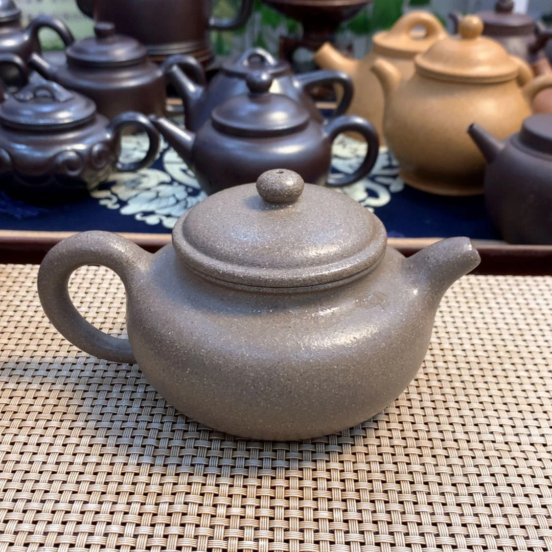回***天茶壶紫砂宜兴原矿钱带你泥250cc