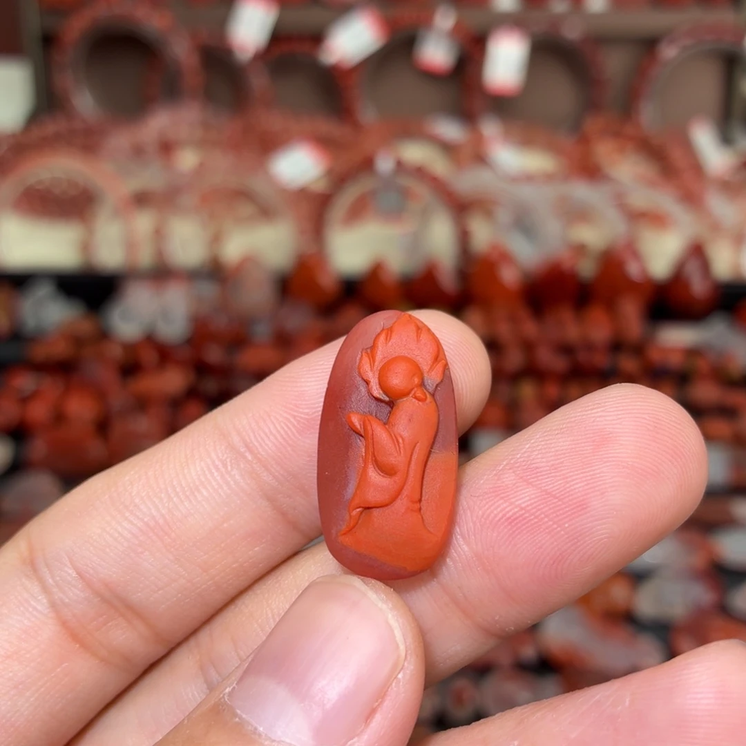 南红玛瑙未镶嵌颈饰悟道1