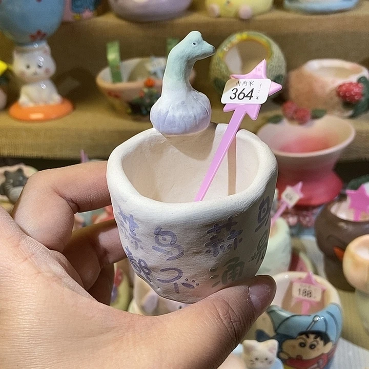 364 手工手绘盆满29包邮