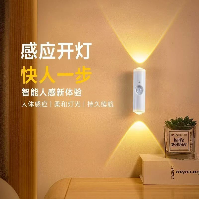 壁挂式氛围灯直播专用墙上背景灯充电式双头氛围灯浪漫落日灯