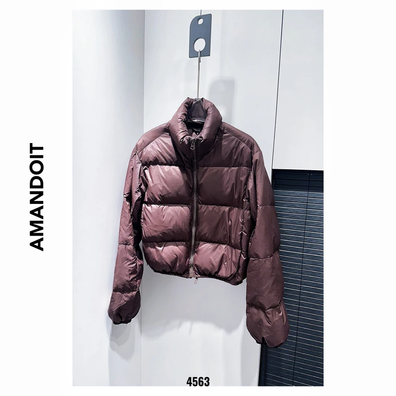 4563丨肯豆风短款极简风羽绒外套