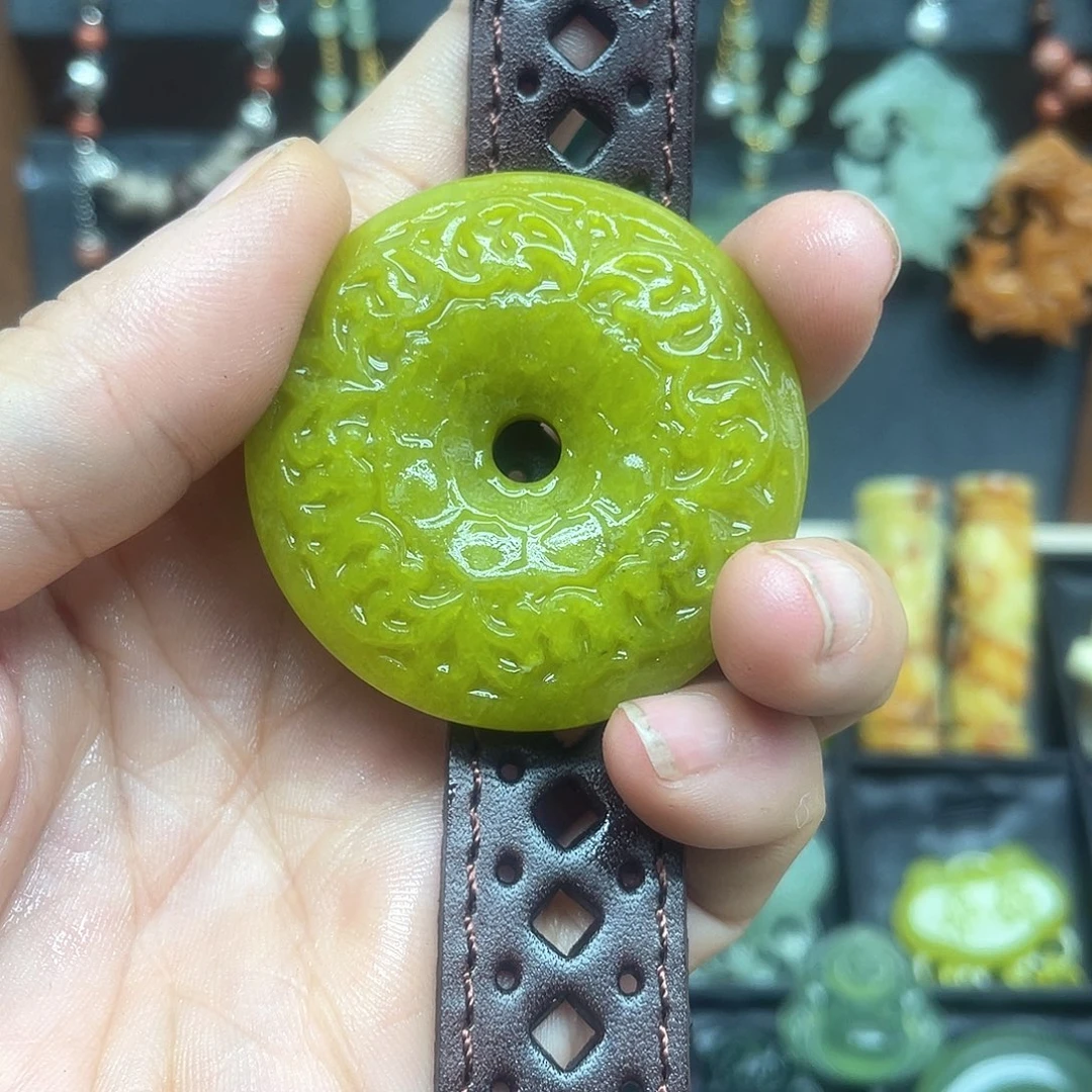 未镶嵌蛇纹石玉项链