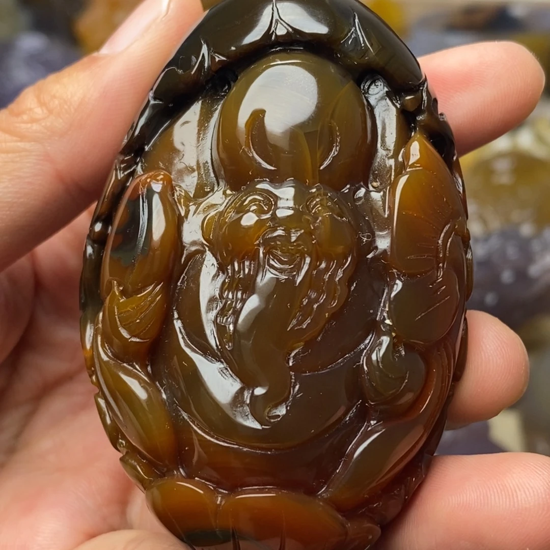 玛瑙/玉髓未镶嵌把件