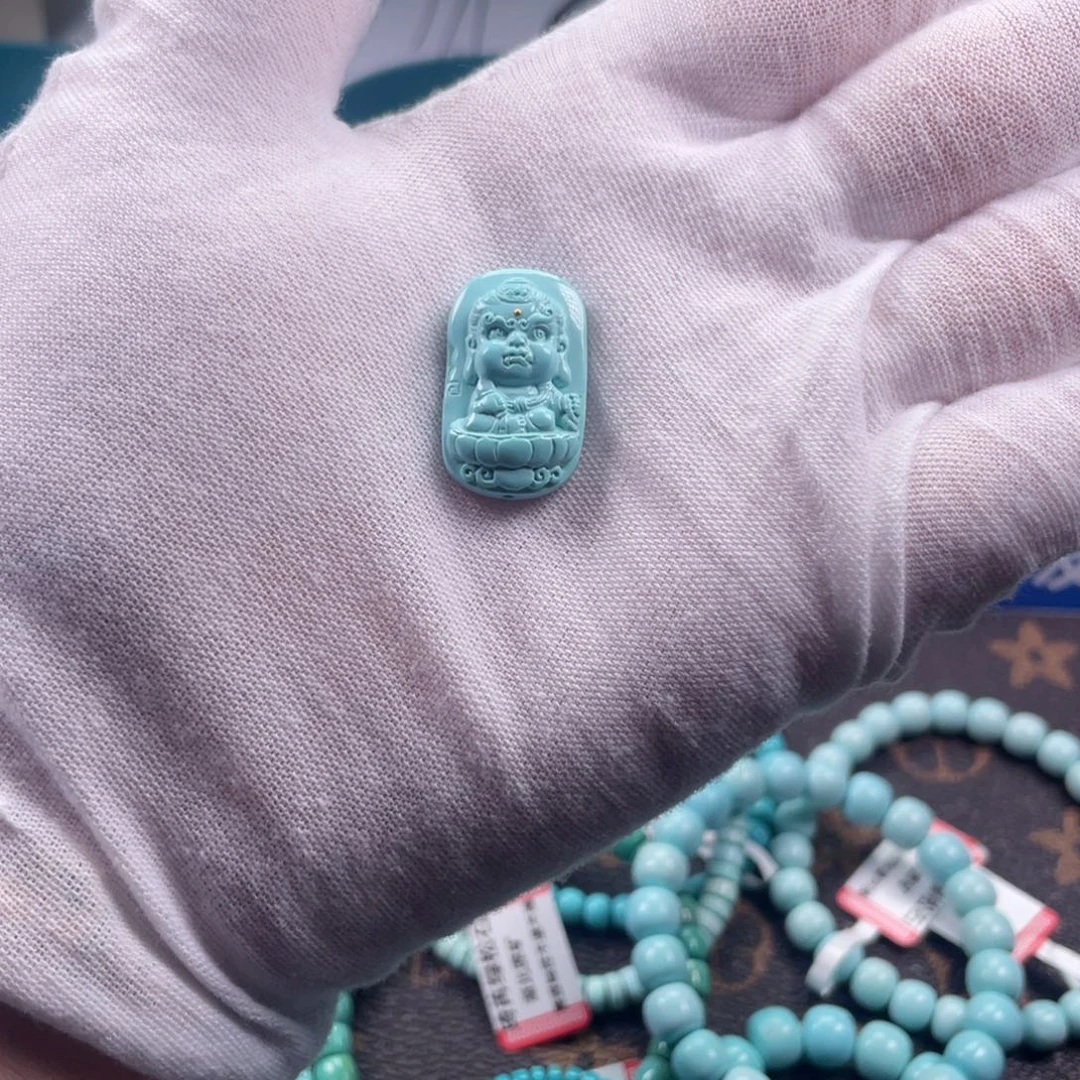 未镶嵌绿松石吊坠(不含链)