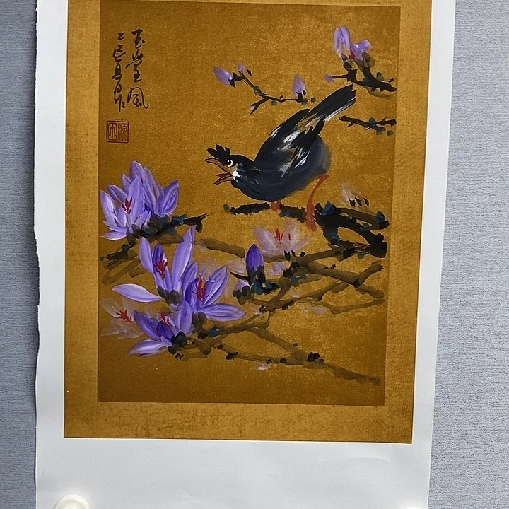 国画亲笔手绘原创