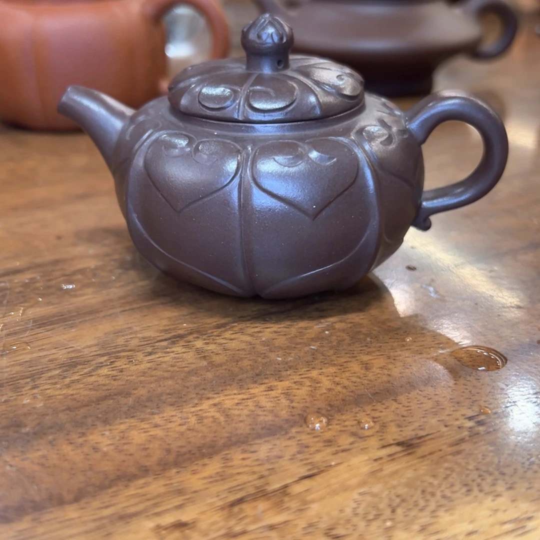 【闪购商品】紫砂茶壶沉**金紫砂一厂80年代小圆意110cc新春福利