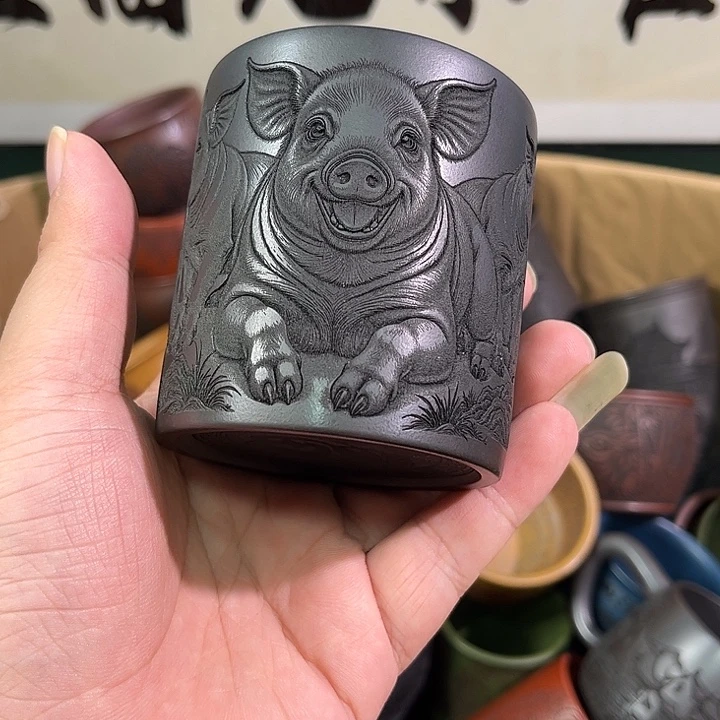 茶杯紫砂全手工紫砂主人杯