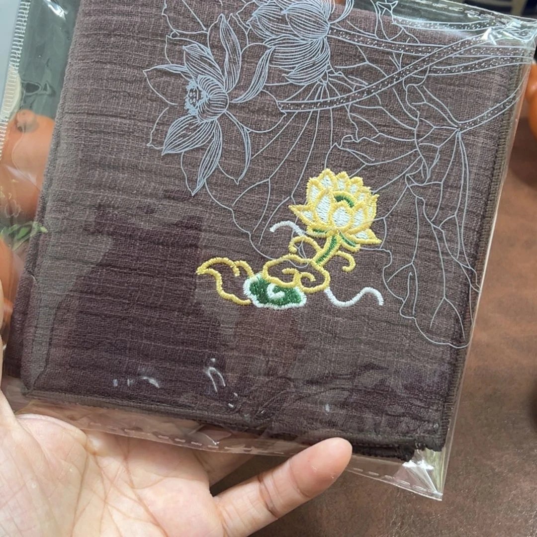 深色：养壶巾 新疆纯棉布 正方形 自留款