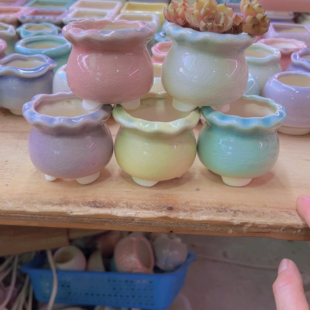 陶瓷花盆当场凑满12包邮