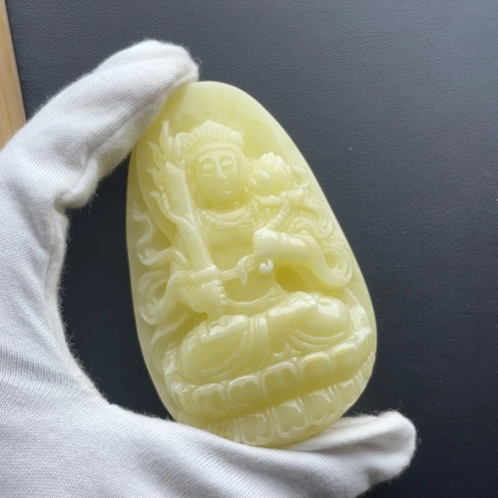 琥珀未镶嵌颈饰天然琥珀蜜蜡