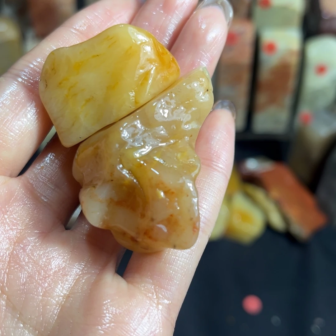 冰***角寿山石印石555555555