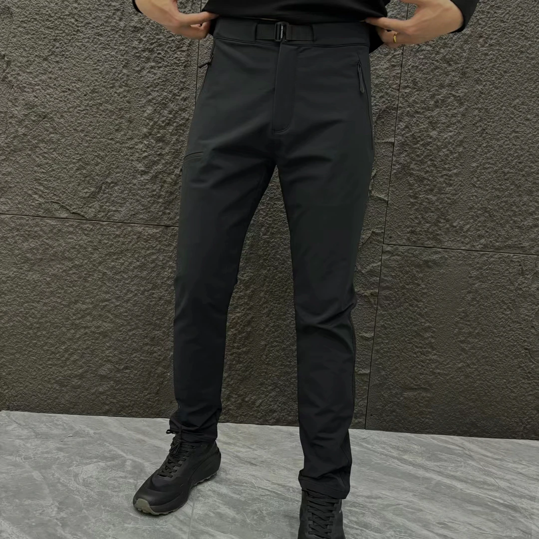 【灵魂】秋冬新款加绒加厚商务休闲裤