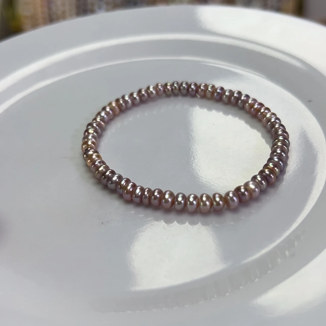 钛钢手绳淡水珍珠