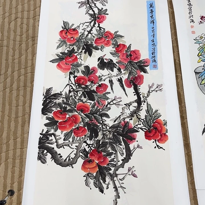 国画花鸟的翅膀和翅膀是140.70