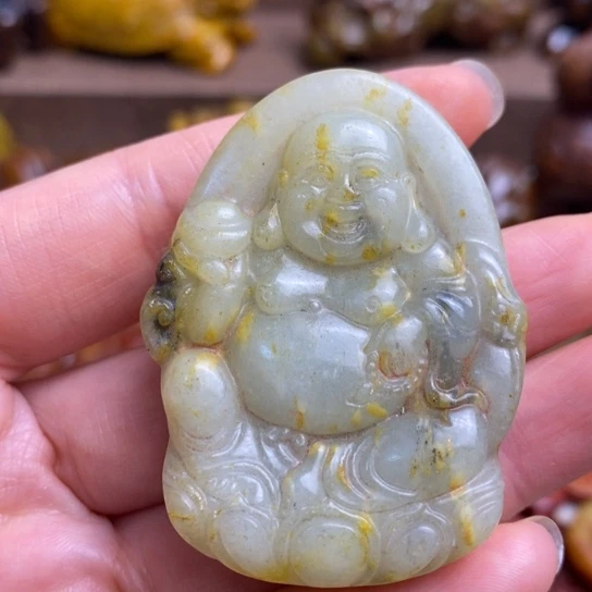蛇纹石玉未镶嵌颈饰21