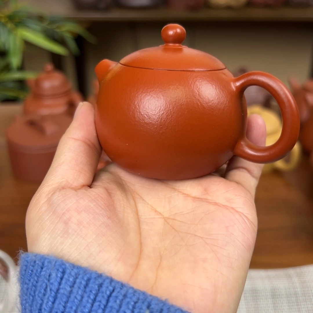黄***s茶壶紫砂紫砂壶西施壶朱泥90cc全手