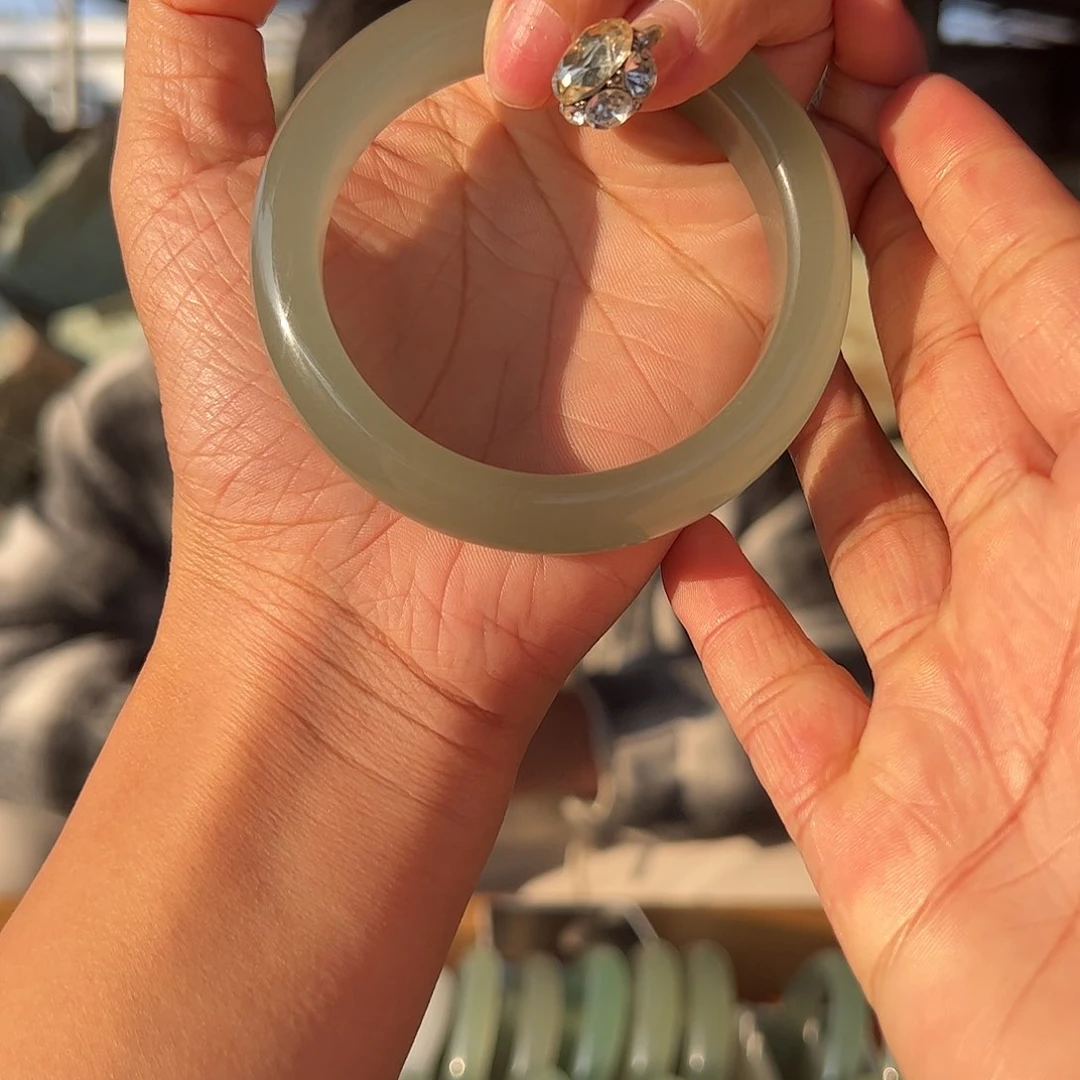 绿东陵冰晴水手镯