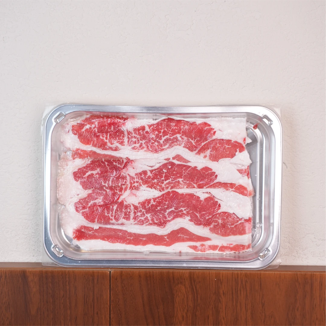 澳洲谷饲原切和牛寿喜烧雪花肥牛卷卡鲁比火锅片牛肉卷涮锅肉片