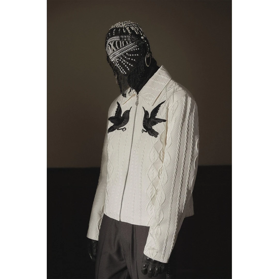 GLACIERBOY IMMORTAL PHOENIX JACQUARD JACKET 玄鸟刺绣提花夹克