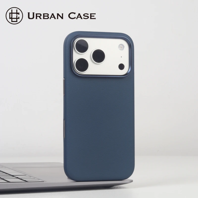 URBAN CASE极素系列素皮皮革磁吸防摔手机壳适用于iPhone17promax