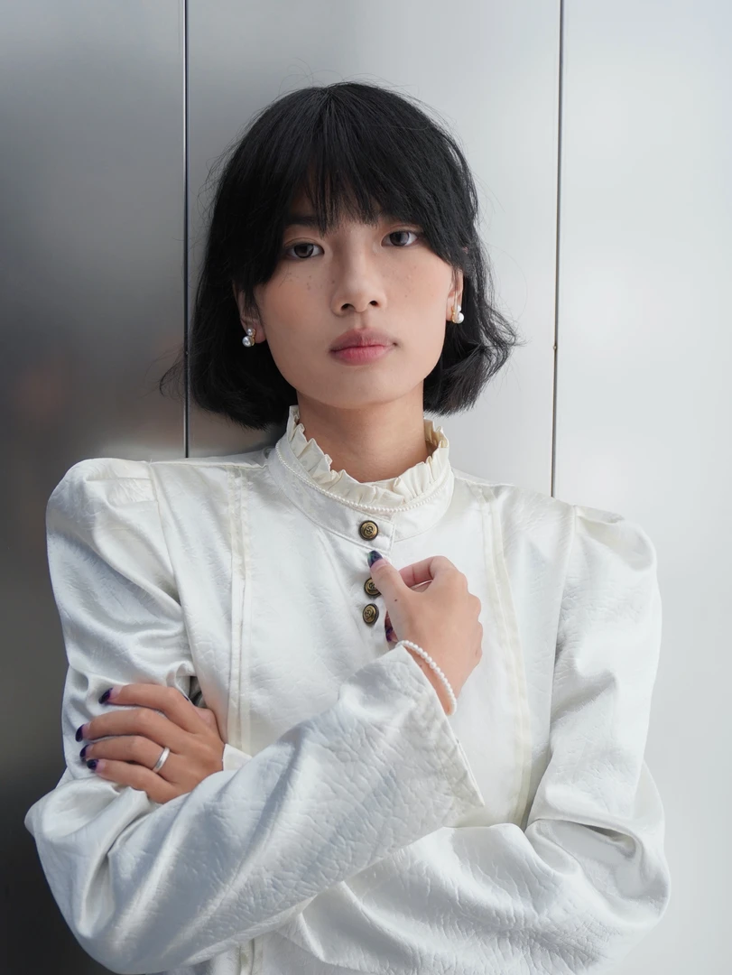 3-4mm珍珠锁骨项链淡水珍珠