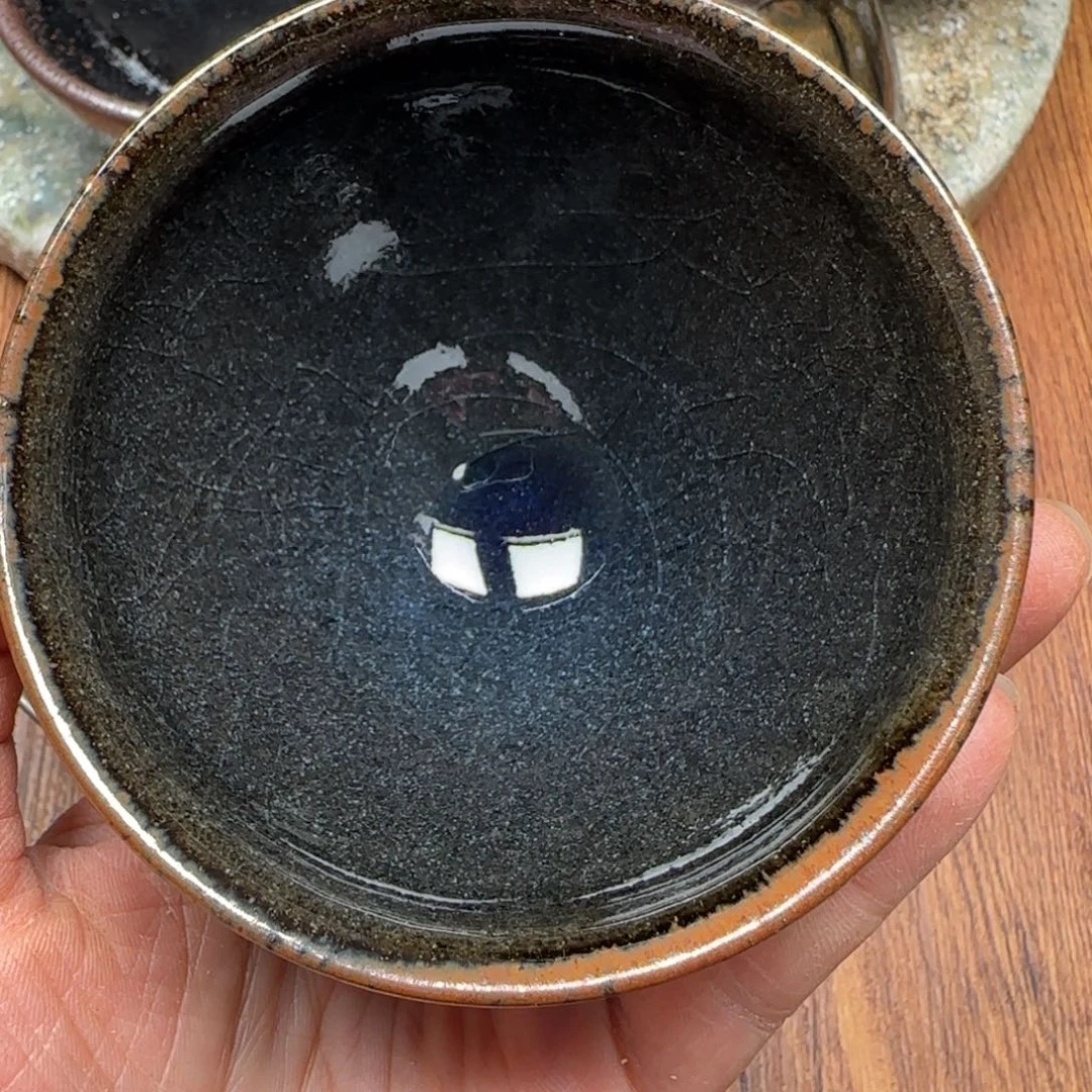 柴烧建盏茶盏茶杯181