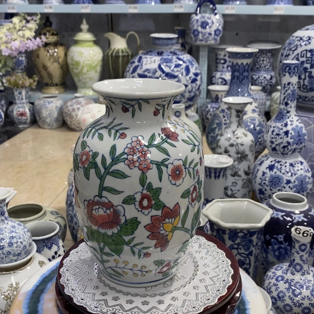 【闪购商品】摆件五彩桌面花瓶……