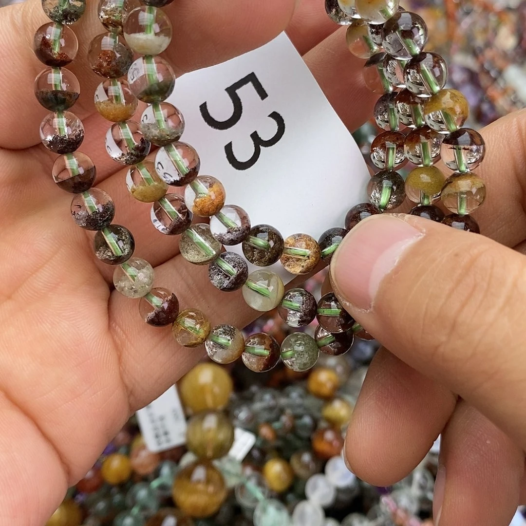 水晶未镶嵌手链手链