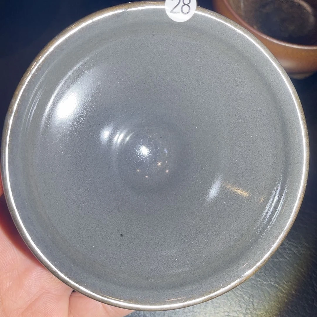 茶盏龙窑柴烧灰呗玉兰杯