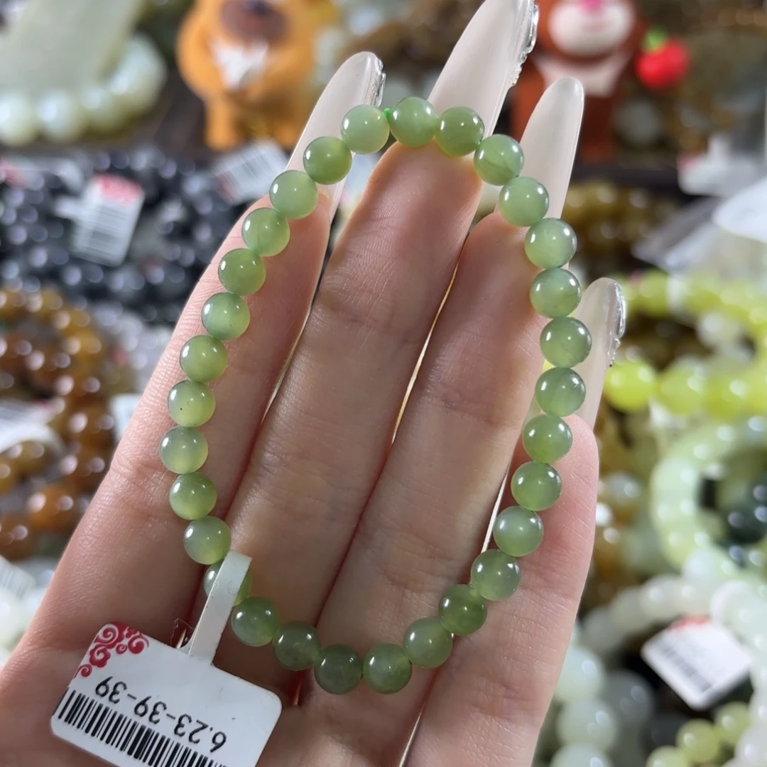 和田玉未镶嵌手链225