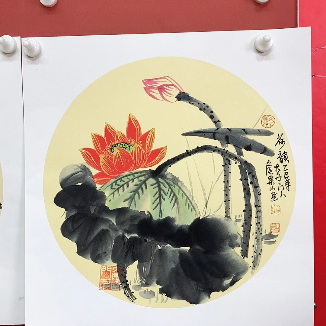 国画大风堂嫡传-侯果山老师作品路