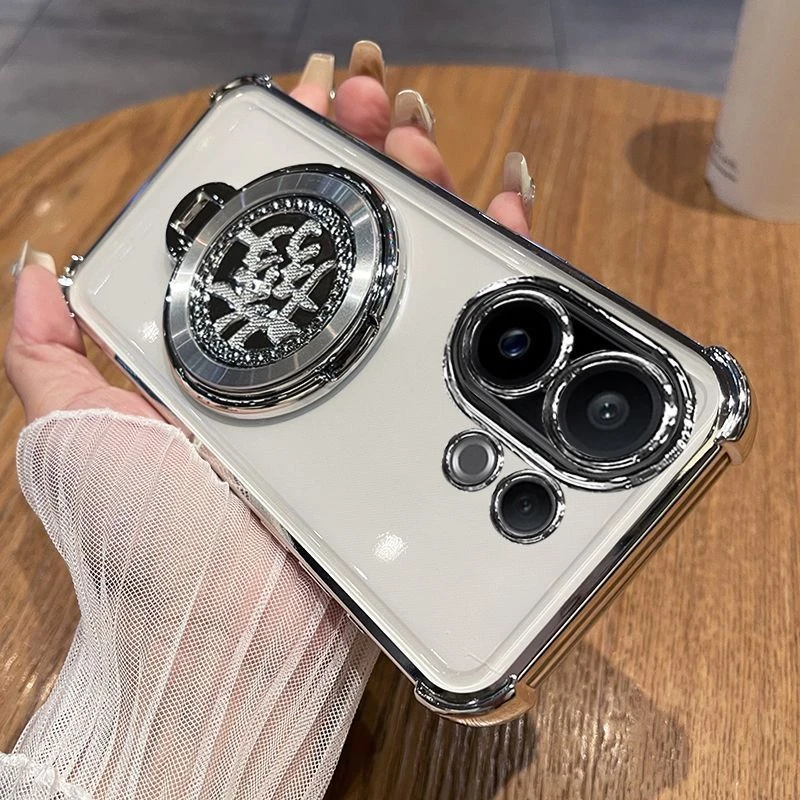 适用vivoS30Promini手机壳发财支架防摔V2465A软壳气囊全包镜头膜