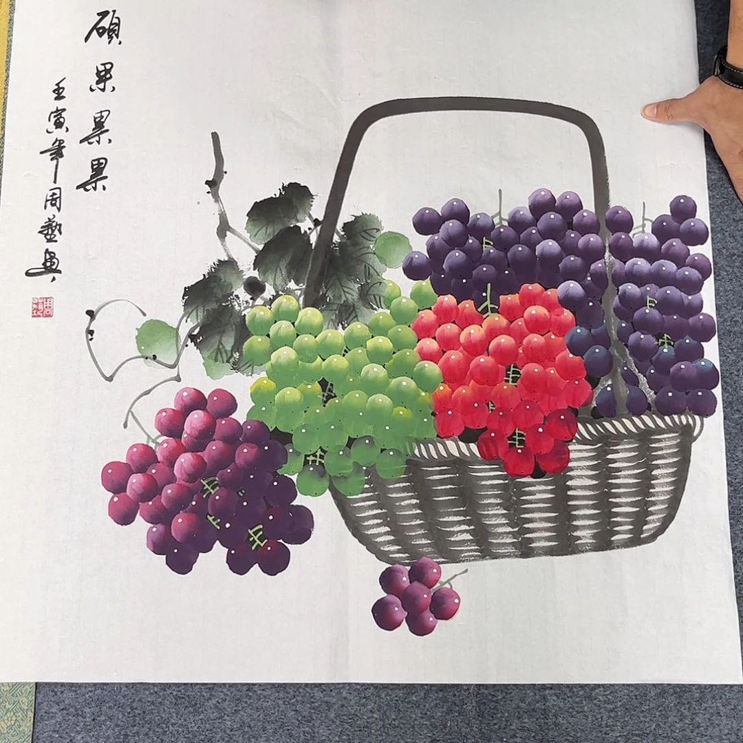 国画宣纸国画纯手绘作品