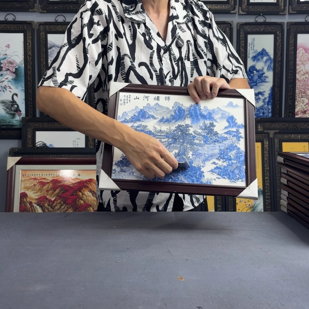 摆件景德镇陶瓷瓷板画