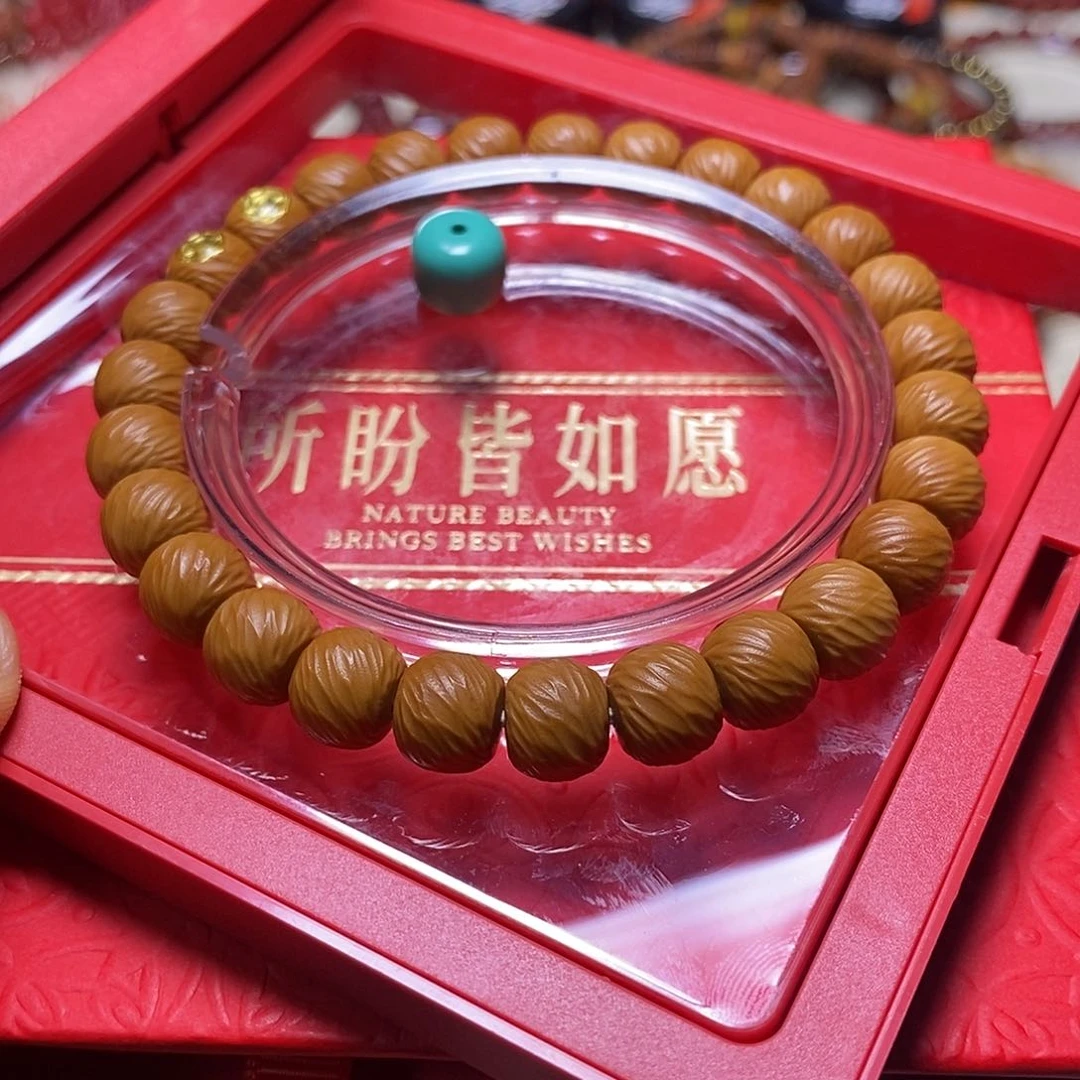 猴头核桃手串超小毕业9+千刃云锦精工全品礼盒装