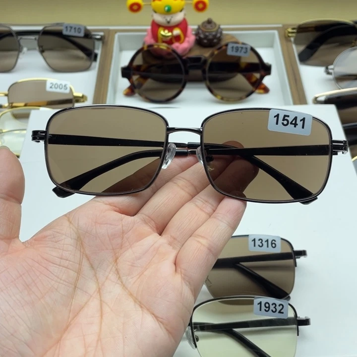 茶水晶全框眼镜 1541