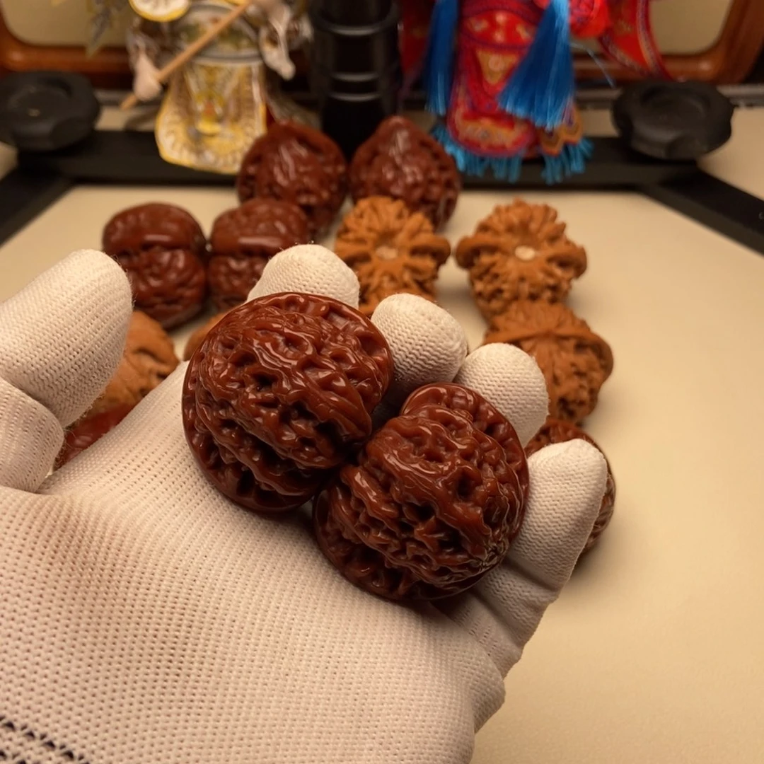 把件文玩核桃狮子头