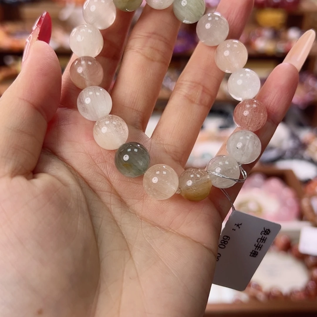 非金属兔毛多宝手串