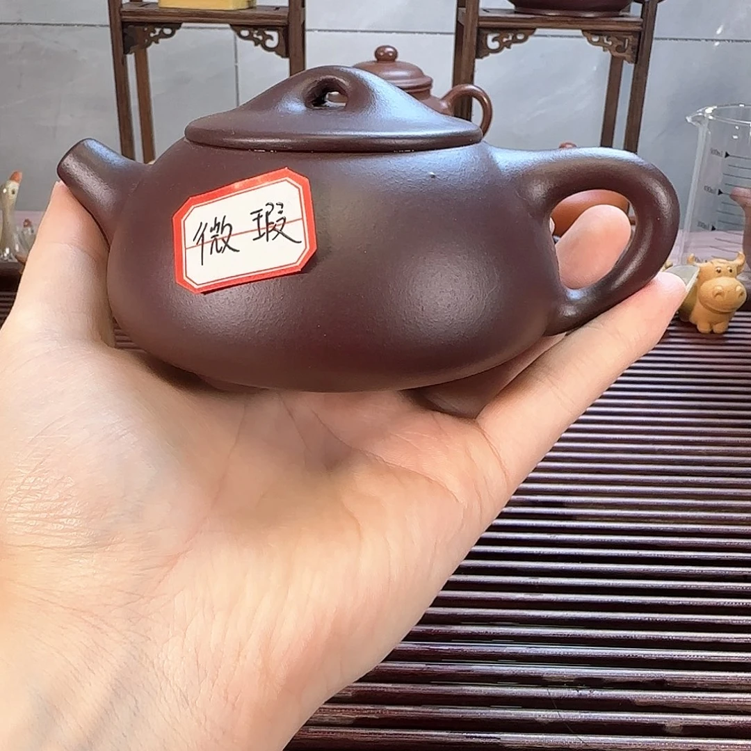 茶壶紫砂紫泥石瓢