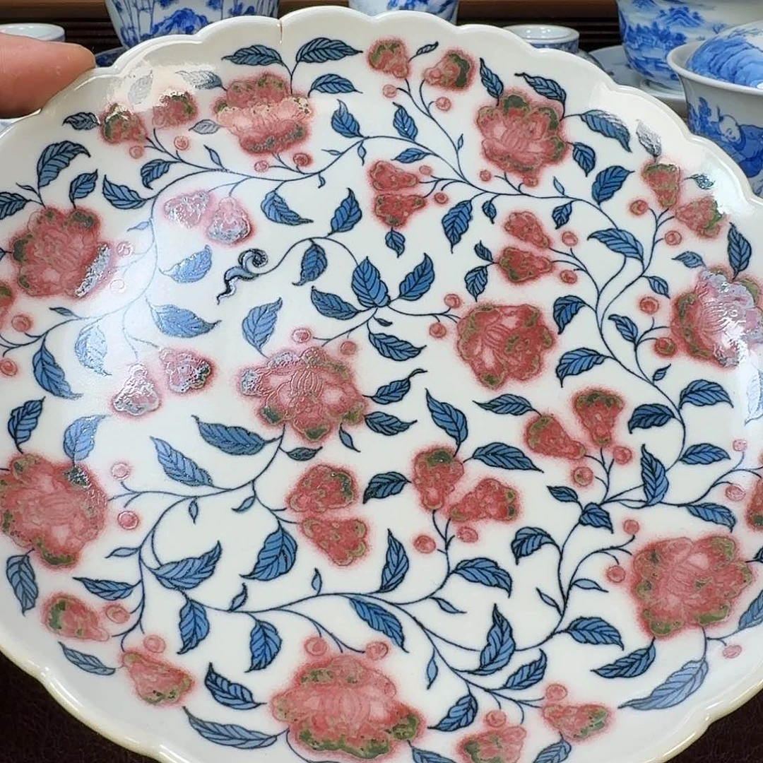 瓷片吉*当代景德镇陶瓷手绘茶具