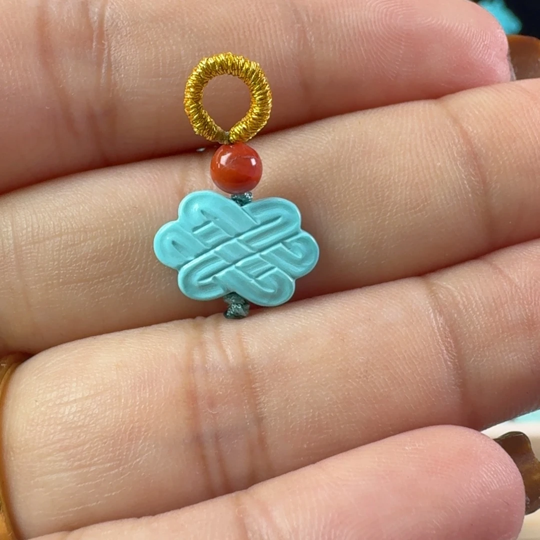 绿松石未镶嵌吊坠(不含链)